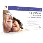 Quidel QuickVue at-Home OTC COVID-19 Test Kit, Self-Collected Nasal Swab Sample, 10 Minute Rapid Results - Pack of 45 Kits (Each kit Includes 2 Tests, Intended for a Single User) from Quidel