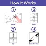 Quidel QuickVue at-Home OTC COVID-19 Test Kit, Self-Collected Nasal Swab Sample, 10 Minute Rapid Results - Pack of 45 Kits (Each kit Includes 2 Tests, Intended for a Single User) from Quidel