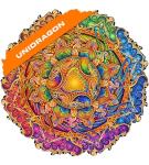 UNIDRAGON - Wooden Jigsaw Puzzles - Royal Size - 17.7" x 17.7" - 45 x 45 cm - 700 pcs - in a Beautiful Gift Package - Best Gift for Adults and Kids - Mandala Inexhaustible Abundance by Walt LLC