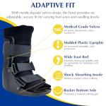 CAM Fracture Walking Boot Short - Complete Recovery, Protection and Healing Boot for Toe, Foot or Ankle Fractures, Sprains and Injuries by Brace Direct - DOCTOR RECOMMENDED BOOT from 