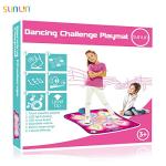 SUNLIN Dance Mat - Dance Mixer Rhythm Step Play Mat - Dance Game Toy Gift for Kids Girls Boys - Dance Pad with LED Lights, Adjustable Volume, Built-in Music, 3 Challenge Levels (3-12 Years Old) by SUNLIN