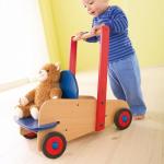 HABA Walker Wagon - First Push Toy with Seat & Storage for 10 Months and Up by HABA