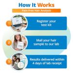 5Strands Food Intolerance Test, 640 Items Tested, Food Sensitivity at Home Test Kit, Accurate Hair Analysis, Health Results in 10 Days, Gluten, Soy, Dairy, Protein by 5Strands