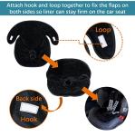 Piddle Pad Car Seat Protector for Baby and Toddler, Set of 2, Leak Free with Non-Slip Fabric on Back, Waterproof Car Seat Liner for Potty Training, Multiple use for Car Seats and Strollers from Nantong Evergreen Industry Co., Ltd