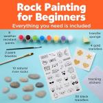 Creativity for Kids Hide & Seek Rock Painting Kit - Arts & Crafts For Kids - Includes Rocks & Waterproof Paint from Creativity for Kids
