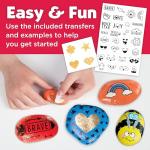 Creativity for Kids Hide & Seek Rock Painting Kit - Arts & Crafts For Kids - Includes Rocks & Waterproof Paint from Creativity for Kids