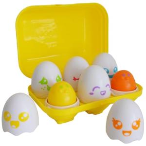 TOMY Toomies Squeak Toy, Hide & Squeak Eggs by TOMY Intl.