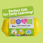 TOMY Toomies Squeak Toy, Hide & Squeak Eggs by TOMY Intl.