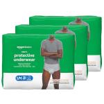 Amazon Basics Incontinence Underwear for Men, Maximum Absorbency, Small/Medium, 60 Count, 3 Packs of 20 (Previously Solimo) from Amazon.com Services, LLC