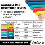 CanDo Twist-n' Bend Flexible Resistance Bars For Grip And Forearm Strengthening, Physical Therapy, Rehabilitation, Golf Training, Tennis Elbow, Injury Recovery, and Pain Relief from Fabrication Enterprises