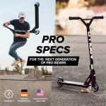 APOLLO Pro Scooter Genius Pro 4.0 - Trick Pro Scooters for Teens, Adults and Kids 6+ Years - Cool, Sturdy Design, Reliable Grip, Stunt Scooter, Freestyle Scooter, 220 LBS by Apollo