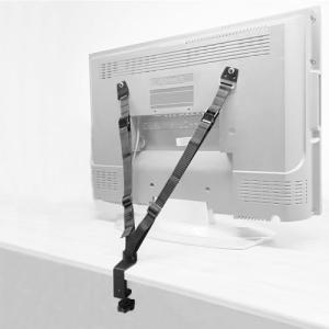 JOLIRSBOX Child Proof TV Safety Straps- TV Earthquake Strap Furniture Anchors Work for Baby Proofing Secures to TV Stand and Walls,Heavy Duty Metal Plate, Adjustable Strap, No Plastic Parts from RSBELL