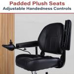 Zipâr PC Power Electric Wheelchair - Full Size Long Range Motorized Wheelchair - Electric Wheelchairs for Adults, Seniors, Elderly, Travel- Power Wheelchair 19.5 Inch Seat - Extended Battery by Zip'r