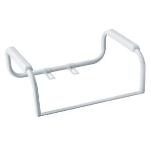 Moen DN7015 Home Care 23.25-Inch Toilet Safety Bar Rails, Glacier by Moen