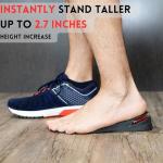 Shoe Lifts for Men and Women | Elevated, Cushioned Heel Inserts and Arch Support Insoles | Lifted, Supportive Comfort | and Breathable (2.75" Height) from Burlingham