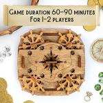 iDventure Cluebox Escape Room in a Box -Davy Jones Locker - Escape Game - Smart Wooden Puzzle - Unique Puzzle Games - Escape Box Games Adults - Puzzle Box for Kids (14+) - Brainteaser with a Secret from iDventure
