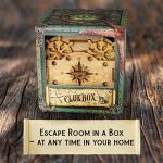 iDventure Cluebox Escape Room in a Box -Davy Jones Locker - Escape Game - Smart Wooden Puzzle - Unique Puzzle Games - Escape Box Games Adults - Puzzle Box for Kids (14+) - Brainteaser with a Secret from iDventure