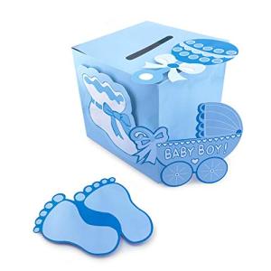 Adorox 3D Version Baby Shower Wishing Well Card Box Decoration (Boy) from Adorox