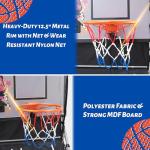 Outspurge Foldable Electronic Dual Basketball Arcade Game,Double Shot 2Player,8 Game Options w/4 Balls LED Scoring System & Indoor Basketball Game for Kids,Youth, Adults by Outspurge