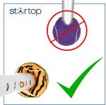 STARTOP Deluxe Pre Cut Walker Tennis Ball Glides - Walkers Legs Universal Precut Glide Balls, Accessories Gifts for Elderly Seniors or Medical Rehab (Yellow) from JBE