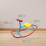 SLIDEWHIZZER Kids Rocking Chair Seesaw Rider: Safe Home Playground Backyard Equipment, Rocker Single Teeter Totter for Youth Junior Kids. (Kid First Seesaw) from SLIDEWHIZZER