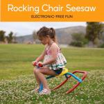 SLIDEWHIZZER Kids Rocking Chair Seesaw Rider: Safe Home Playground Backyard Equipment, Rocker Single Teeter Totter for Youth Junior Kids. (Kid First Seesaw) from SLIDEWHIZZER