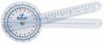 Blue Jay âTake a Range Checkâ Clear Plastic Goniometer - 360 Deg, 12 in. Goniometer, Physical Therapy Goniometer with ISO Accuracy, Linear Moving Arm, Clear Gauging Angle. Physical Therapy Aids from Complete Medical Manufacturing Group