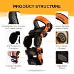 Z1 K2 Knee Brace âBest Knee Brace for ACL/Ligament Injuries/Sports Injuries, Arthritis (OA) & Preventive Protection & Relief from Knee Joint Pain/Degeneration- Men & Women S12(T=20-21.5"/C=14-15.5") by ZODIACAL OVERSEAS PVT LTD