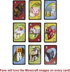 âUNO Minecraft Card Game in Storage Tin, Video Game-Themed Deck & Special Rule, Gift for Kid, Adult & Family Game Nights, Ages 7 Years Old & Up from Mattel