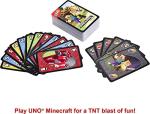 âUNO Minecraft Card Game in Storage Tin, Video Game-Themed Deck & Special Rule, Gift for Kid, Adult & Family Game Nights, Ages 7 Years Old & Up from Mattel
