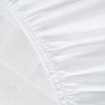 Crib Bed Skirt 4 Sides Pleated Dust Ruffle for Baby Boys Girls Elastic Adjustable Fit Toddler Bedskirt Easy On/Off Soft Nursery Standard Crib Bedding Skirts Solid White Crib Skirt by Biloban
