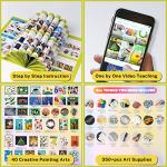 Arts and Crafts for Kids - 40 Creative Painting Arts 350+pcs Painting Kits Ages 3 4 5 6 7 8 9 10 11 & 12 Year Old Girls & Boys - Art Supplies Set - Gift Ideas for Drawing Beginners Activity Toys by Huizhou Shanghe Ecommerce Co.Ltd