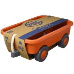 Green Toys Wagon, Orange CB - Pretend Play, Motor Skills, Kids Outdoor Toy Vehicle. No BPA, phthalates, PVC. Dishwasher Safe, Recycled Plastic, Made in USA. by Green Toys