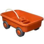 Green Toys Wagon, Orange CB - Pretend Play, Motor Skills, Kids Outdoor Toy Vehicle. No BPA, phthalates, PVC. Dishwasher Safe, Recycled Plastic, Made in USA. by Green Toys