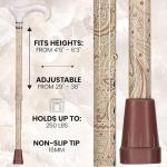 Creme Pearlz Adjustable Cane by Royal Canes