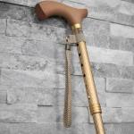 Switch Sticks Walking Cane for Men or Women, Foldable and Adjustable from 32-37 Inches, Engraved Pearl Gold from Switch Sticks