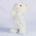 Interactive Plush Toys, Smalody Novelty Sound Control Electronic Cat Electronic Pets Robot Cat Gift for Children (White) by Smalody