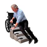 ResQUp Self-Help Senior Lift | Get Up from Floor | Lightweight Strong Portable Easy to Use and Store | No Assembly No Slings No Pumping (Graystone) by Safe Patient Solutions