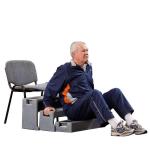 ResQUp Self-Help Senior Lift | Get Up from Floor | Lightweight Strong Portable Easy to Use and Store | No Assembly No Slings No Pumping (Graystone) by Safe Patient Solutions
