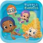 Bubbly-rrific Bubble Guppies Square Birthday Party Paper Plates Disposable Tableware and Dishware, 9", Pack of 8. from American Greetings- Toys
