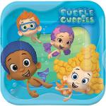 Bubbly-rrific Bubble Guppies Square Birthday Party Paper Plates Disposable Tableware and Dishware, 9", Pack of 8. from American Greetings- Toys