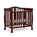 Dream On Me Addison 4-in-1 Convertible Mini Crib in Espresso, Greenguard Gold Certified from DREAS
