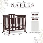 Dream On Me Addison 4-in-1 Convertible Mini Crib in Espresso, Greenguard Gold Certified from DREAS