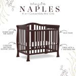 Dream On Me Addison 4-in-1 Convertible Mini Crib in Espresso, Greenguard Gold Certified from DREAS