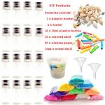 Guaishou DIY Sand Art and Crafts Kit Wishing Bottles Colorful Sands Beach Sea Shells Message Paper from Guaishou