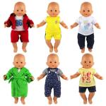 BARWA Boy Doll Clothes 6 Sets Boy Doll Clothes Daily Casual Clothes Outfits Compatible for 14 to 16 Inch Baby Doll and 18 Inch Boy Dolls from Barwa