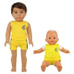 BARWA Boy Doll Clothes 6 Sets Boy Doll Clothes Daily Casual Clothes Outfits Compatible for 14 to 16 Inch Baby Doll and 18 Inch Boy Dolls from Barwa