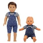 BARWA Boy Doll Clothes 6 Sets Boy Doll Clothes Daily Casual Clothes Outfits Compatible for 14 to 16 Inch Baby Doll and 18 Inch Boy Dolls from Barwa