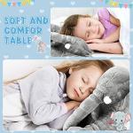 Yulejo Giant Stuffed Elephant Plush Animal Toy Huge Soft Big Large Animals Doll Gray Gifts for Kids Girlfriend Home Decor (31.5 Inch) by Yulejo