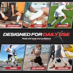 Rymora Leg Compression Sleeve, Calf Support Sleeves Legs Pain Relief for Men and Women, Comfortable and Secure Footless Socks for Fitness, Running, and Shin Splints â White, X-Large (One Pair) by Rymora